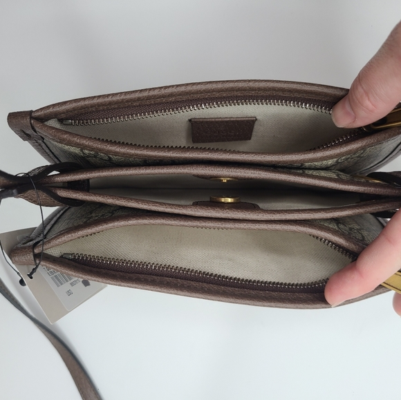 SOLD!!! Gucci Ophidia GG Supreme & Leather Mini Bag - Picture 8 of 12